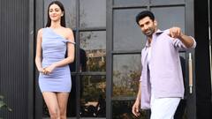 Ananya Panday And Aditya Roy Kapur Spotted Twinning In Purple, SEE PICS