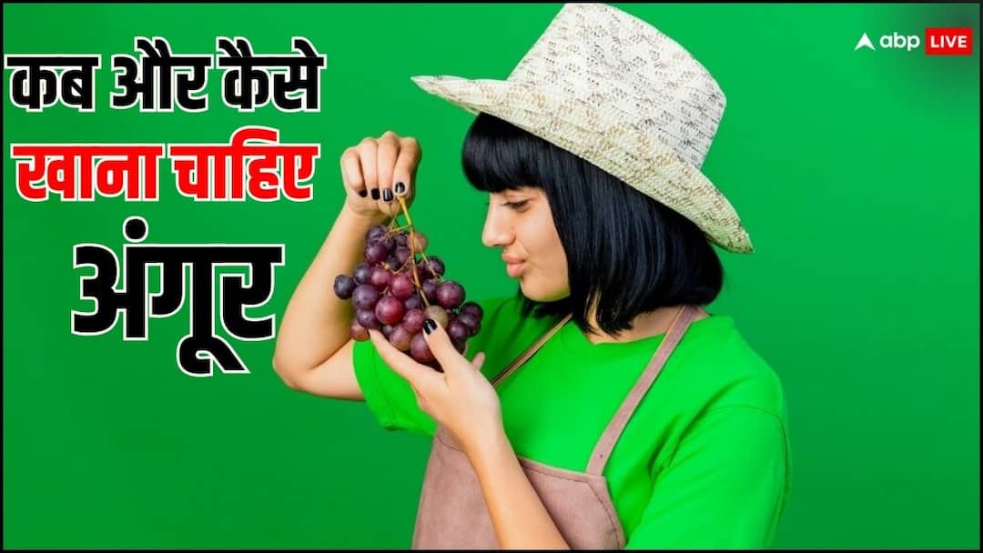 Best Time To Eat Grapes: एक दिन में कितने अंगूर खाने चाहिए? साथ ही जानें कब और कैसे खानी चाहिए What is the best time to eat grapes read full article in hindi Best Time To Eat Grapes: एक दिन में कितने अंगूर खाने चाहिए? साथ ही जानें कब और कैसे खानी चाहिए