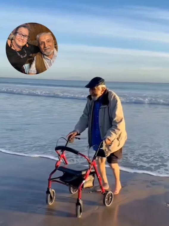 Video: पति ने पूरा किया मृत पत्नी का सपना, 20 साल बाद यूं पहुंचा समुद्र के किनारे