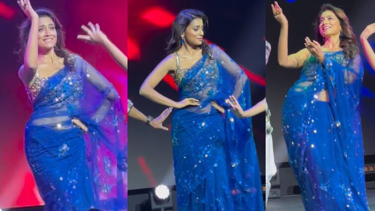 Watch Video Of actress shriya saran dancing onstage Video: வளையப்பட்டி தவிலே தவிலே.. மயில்போல வளைந்து கண்களை கட்டிப்போட்ட ஸ்ரேயா..