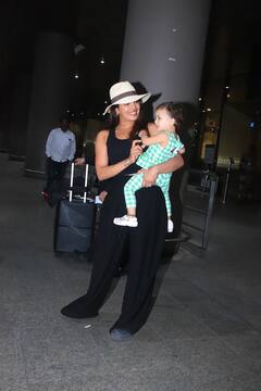 Priyanka Chopra Reaches India With Daughter Malti Marie - See Pics