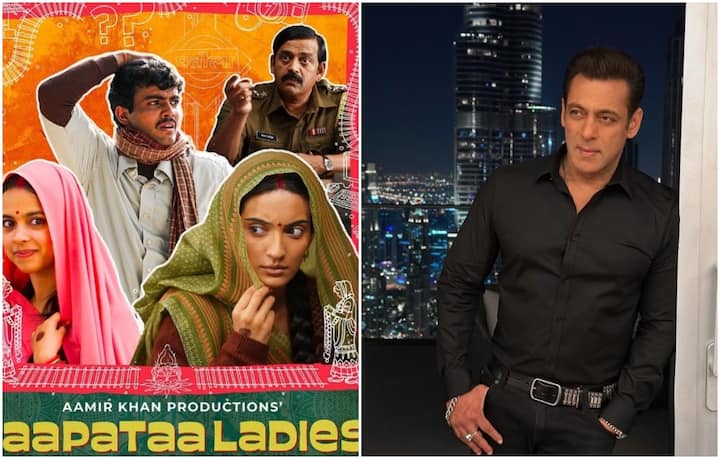 Salman Khan share Laapataa Ladies Review but called it Kiran Rao Debut Film by mistaken get troll Salman Khan ने 'लापता लेडीज' की तारीफ में पढ़े कसीदे, रिव्यू शेयर करते हुए एक्टर से हुई ये चूक, यूजर्स ने लगा दी क्लास