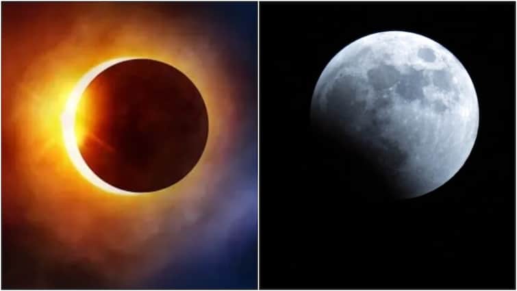 When and how many eclipses will occur in the current year, will the lunar eclipse on the day of Holi be visible in India or not Eclipse 2024:  ચાલુ વર્ષે માં ક્યારે અને કેટલા ગ્રહણ થવાના છે,  હોળીના દિવસે થનાર ચંદ્ર ગ્રહણ ભારતમાં દેખાશે કે નહિ?