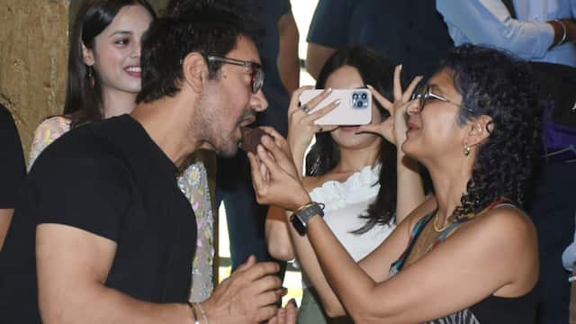 Aamir Khan Celebrates Birthday With Ex-wife Kiran Rao