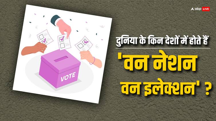 One Nation One Election is applicable in how many countries of the world election process in India दुनिया के कितने देशों में लागू है वन नेशन वन इलेक्शन, इससे भारत में कितनी बदल जाएगी चुनाव प्रक्रिया