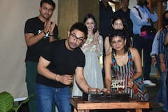 Aamir Khan Cuts His 59th Birthday Cake, Thanks All For Showering Love On 'Laapataa Ladies'; SEE PICS