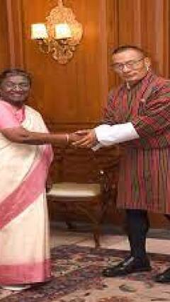 भूटान के प्रधानमंत्री शेरिंग टोबगे ने कि राष्ट्रपति मुर्मू से मुलाकात | #abpnewsshorts