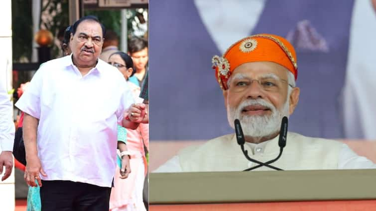 Eknath Khadse says I will not attend PM Modi lakhpati didi event in Jalgaon Eknath Khadse: वेळेत बोलावलं असतो तर गेलो असतो, पण आता निमंत्रण मिळालं तरी पंतप्रधान मोदींच्या कार्यक्रमाला जाणार नाही: एकनाथ खडसे