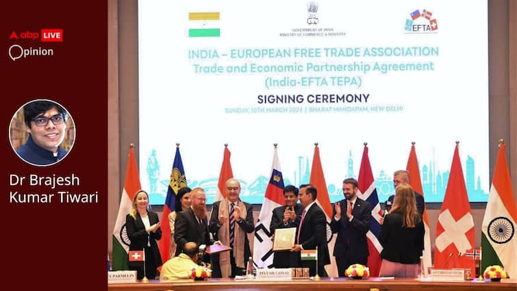 India-EFTA Trade Deal India Gain decoding Economic Partnership abpp India-EFTA Trade Deal: What India Stands To Gain From The Economic Partnership