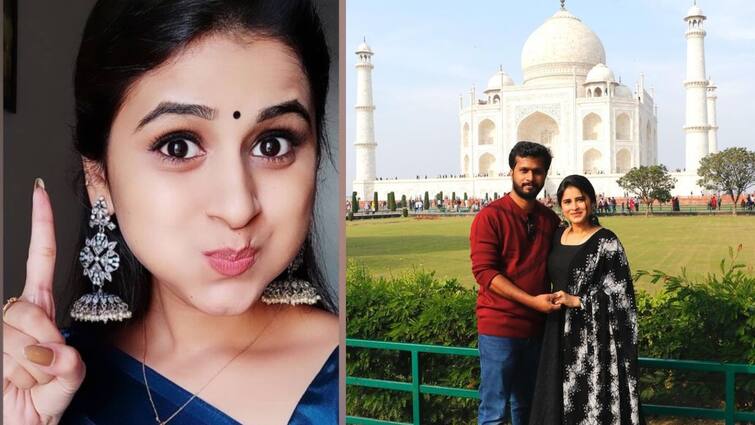 Rithika TamilSelvi cooku with comali fame announces pregnancy Cooku with Comali Rithika: தாயாவதை க்யூட்டாக அறிவித்த குக்கு வித் கோமாளி ரித்திகா: குவியும் வாழ்த்துகள்!