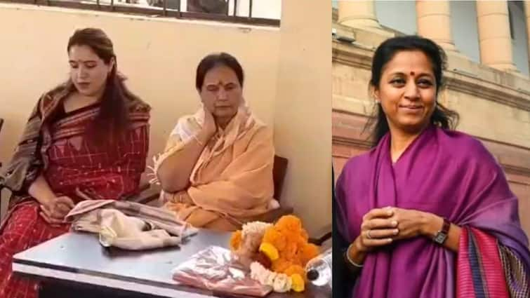 Sunetra Pawar Vs Supriya Sule Baramati Loksabha 2024 Sunanda Pawar And Sai Pawar Support Supriya 7738