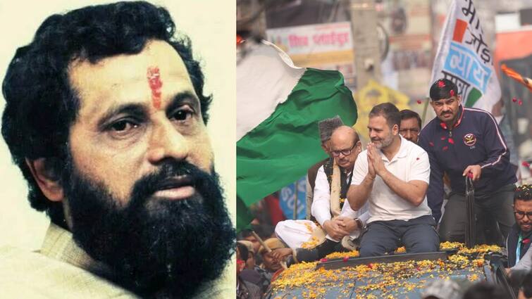 Will Rahul Gandhi strike a masterstroke in Thane Rahul Gandhi will lay wreath at the statue of Anand Dighe Marathi News मोठी बातमी : राहुल गांधी ठाण्यात मास्टरस्ट्रोक मारणार? टेंभी नाक्यावरील आनंद दिघेंच्या पुतळ्याला पुष्पहार अर्पण करणार