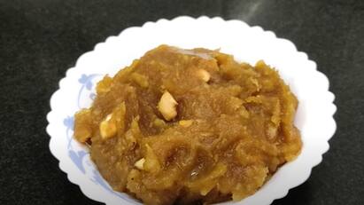sweet potato halwa recipe tasty and healthy halwa Sweet Potato Halwa: நார்ச்சத்து மிக்க சர்க்கரை வள்ளிக்கிழங்கில் தித்திப்பான அல்வா செய்து அசத்துங்க!