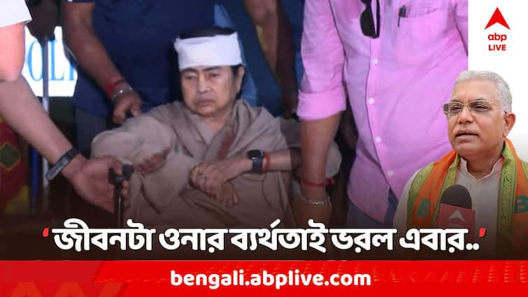 Dilip On Mamata Health, BJP Leader Dilip Ghosh gives reaction on Mamata Banerjees Security Dilip On Mamata: মুখ্যমন্ত্রী নিজের বাড়িতে সুরক্ষিত না থাকলে চিন্তার বিষয় : দিলীপ