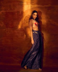 Sharvari Wagh Stuns In Printed Ethnic Attire At India Bulgari Event; Check Out Pics