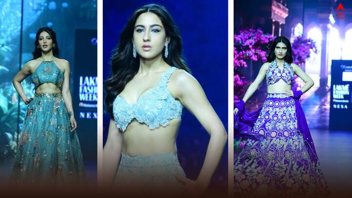 Lakme Fashion Week 2024 : শ্রুতি, ফতিমাকে নিয়ে  ব়্যাম্পে ঝড় তুললেন সেফ কন্যা সারা..