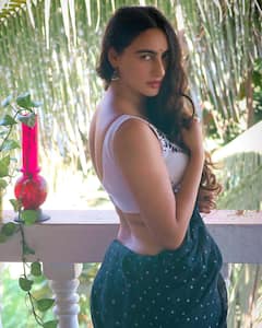 Megha Shukla Photo: ખુલ્લા વાળ અને ડીપનેક બ્લાઉઝમાં મેઘા શુક્લાનો કાતિલ અંદાજ