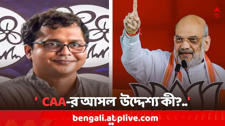 What is the real purpose of CAA, Saket Gokhale questioning to Amit Shah CAA: 'সিএএ-তে উপকৃত হবেন মাত্র ৩১ হাজার ৩১৩ জন..', শাহ-কে বড় প্রশ্ন সাকেতের