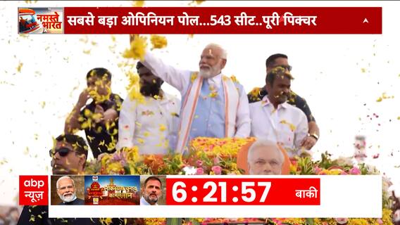 ABP C Voter Opinion Poll: Will PM Modi's government be able to acquire 400 seats in LS Polls? | ABP News