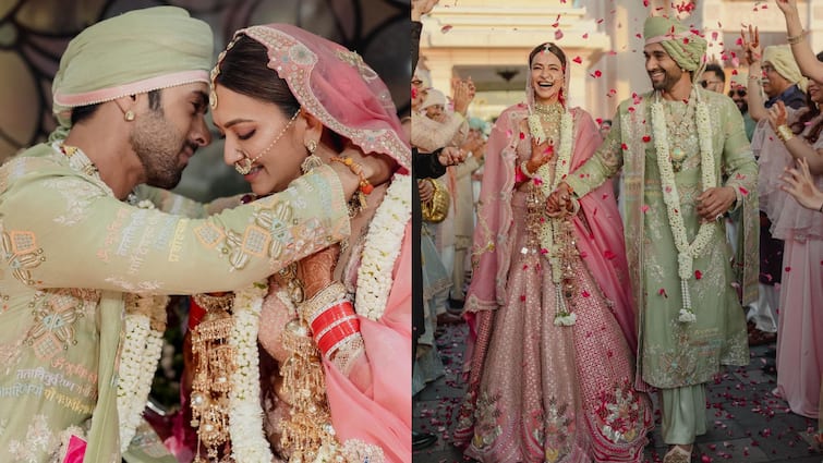 Kriti Kharbanda and Pulkit Samrat Get Married Shared Wedding Photos Kriti Kharbanda: పెళ్లి పీటలు ఎక్కిన 'తీన్‌మార్‌' హీరోయిన్‌ కృతి కర్బంద‌ - ఫోటోలు వైరల్‌