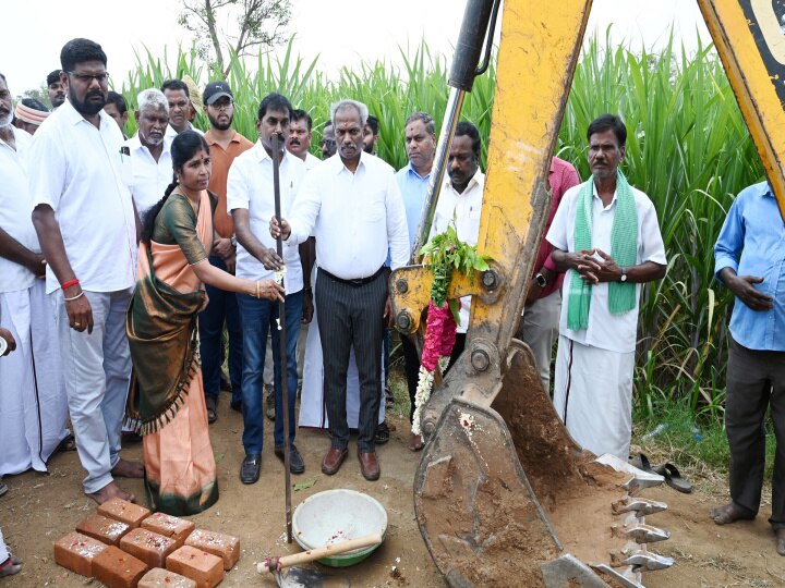 சாத்தனூர் அணை இடதுபுறக் கால்வாய் பகுதிகளை தூர்வாரும் பணி தொடங்கி வைப்பு