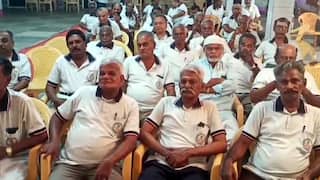 50 ஆண்டுக்குப் பிறகு நரைத்த  முடியுடன் சீருடையில் வந்த மாணவர்கள் - பெரியகுளத்தில் ஒரு நெகிழ்ச்சி சம்பவம்