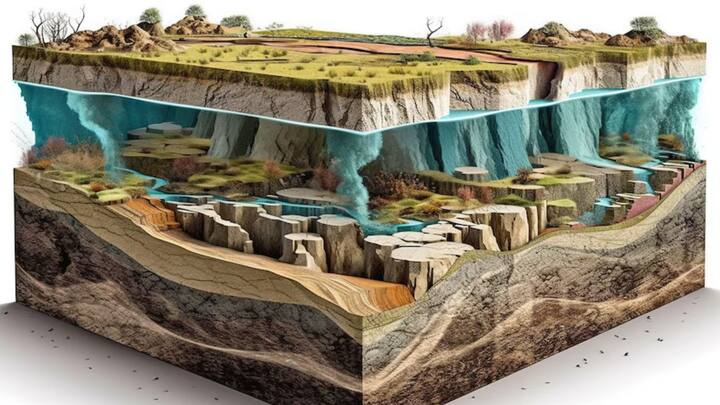 Geology জার্নালে নতুন যে গবেষণাপত্র প্রকাশিত হয়েছে, তাতে বলা হয়েছে, আরও ২ কোটি বছর ঘুমন্ত অবস্থাতেই থাকতে পারে অবনমিত ওই পাত। তার পর আবারও পশ্চিমে সরতে শুরু করবে। ছবি: ফ্রিপিক।