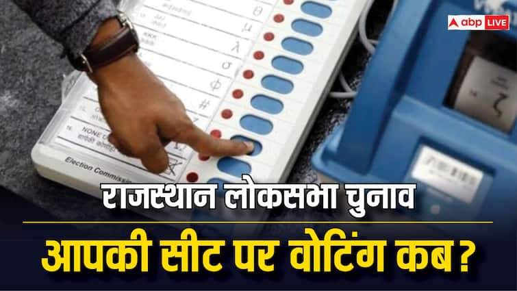 Rajasthan Lok Sabha Polls 2024 Dates Rajasthan Seat wise Detail Voting Schedule Counting Result Dates  Lok Sabha Election 2024 Date: राजस्थान में आपके इलाके में लोकसभा चुनाव के लिए कब होंगे मतदान? यहां जानें सबकुछ