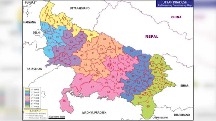 Uttar Pradesh Lok Sabha Election 2024: Check Constituencies And Dates Of Seven Phases Of Polls Uttar Pradesh Lok Sabha Election Dates: Check Constituencies And Dates Of Seven Phases Of Polls