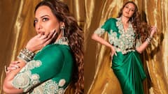'Heeramandi' Star Sonakshi Sinha Looks Stunning In An Embroidered Green Dress, SEE PICS