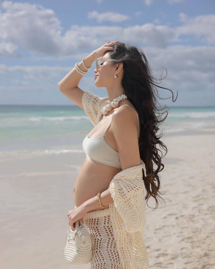 Alanna Panday Photo: અનન્યા પાંડેની બહેન અલાનાએ સમુદ્ર કિનારે બેબી બમ્પ કર્યો ફ્લોન્ટ, તસવીરો થઈ વાયરલ