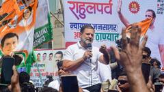 Rahul Gandhi Concludes Bharat Jodo Nyay Yatra In Mumbai, Massive Crowd Joins March — IN PICS