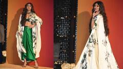 Shilpa Shetty: గ్రీన్ డ్రెస్సులో శిల్పాశెట్టి- ఎల్లోరా శిల్పంలా ఫోటోలకు పోజులు