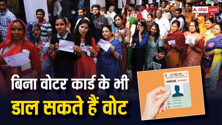 elections 2024 you can cast your voter without voter card by using one of the 12 documents suggested by election commission अगर आपके पास नहीं है वोटर आईडी कार्ड तो फिर इन डॉक्यूमेंट्स के जरिए डाल सकते हैं वोट