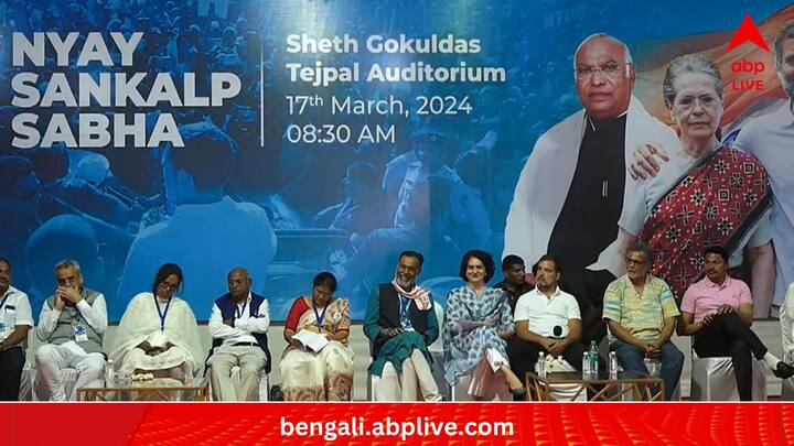 ১৪ জানুয়ারি থেকে ১৭ মার্চ। মণিপুর থেকে মহারাষ্ট্র। রবিবার, মুম্বইয়ে চূড়ান্ত ক্লাইম্যাক্সের সাক্ষী থাকল কংগ্রেস সাংসদ রাহুল গাঁধীর 'ন্যায় সঙ্কল্প যাত্রা'। একই সঙ্গে বিজেপি-বিরোধী I.N.D.I.A. ব্লকেরও ঐক্যের ছবি কিছুটা ধরা পড়ল এদিন। (ছবি:PTI)