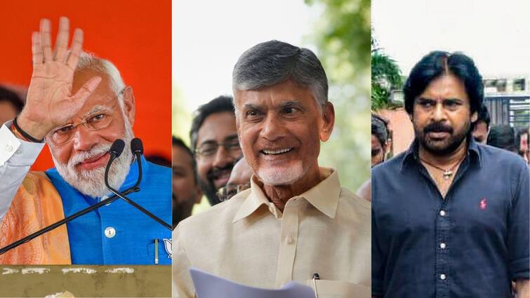 PM Modi to Lead NDA Rally in Andhra Pradesh Joined by Chandrababu Naidu and Pawan Kalyan Lok Sabha Elections 2024 LS Polls: PM Modi To Lead NDA Rally In Andhra Today, Chandrababu Naidu And Pawan Kalyan To Join