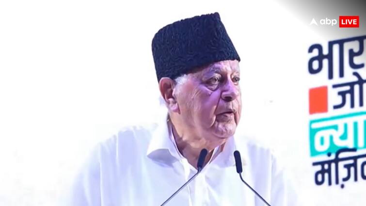 Farooq Abdullah NC Chief On Congress Rahul Gandhi Bharat Jodo Nyay Yatra Lok Sabha Elections 'आपको अपने वोटों की रक्षा करनी है क्योंकि EVM...' I.N.D.I.A की रैली में फारूक अब्दुल्ला की अपील