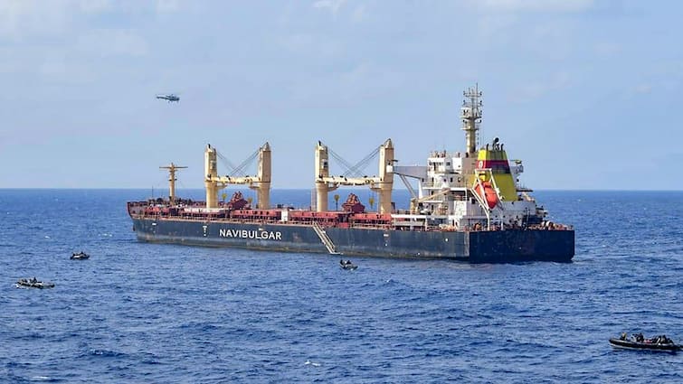 WATCH: IAF Carries Out Precision Airdrop To Help Navy Rescue Crew Members Of Hijacked Ship