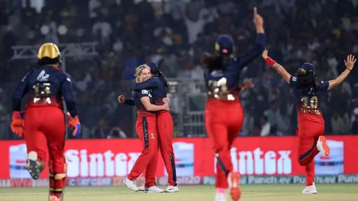 WPL 2024 Final RCB vs DC Royal Challengers Bangalore Win Delhi Capitals Ellyse Perry Smriti Mandhana RCB Clinch Maiden WPL Title With Dominant 8-Wicket Victory Over DC In Final