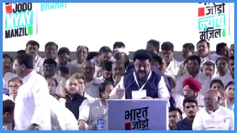CM Stalin: மக்களை பிளவுபடுத்தும் பாஜகவை அகற்ற வேண்டும் - முதலமைச்சர் ஸ்டாலின் cm Stalin attend India alliance conference at Mumbai lok sabha CM Stalin: மக்களை பிளவுபடுத்தும் பாஜகவை அகற்ற வேண்டும் - முதலமைச்சர் ஸ்டாலின்