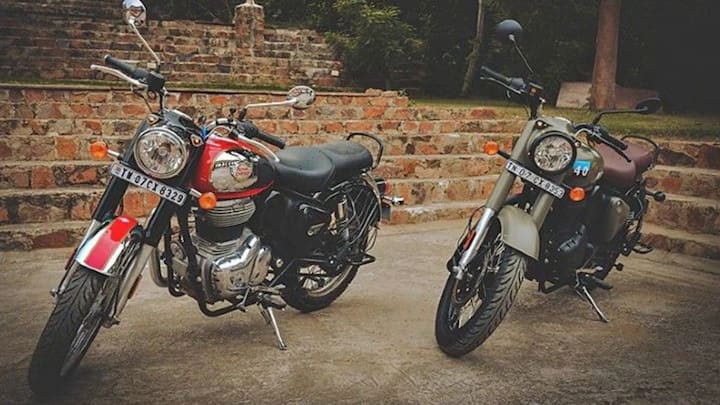 Royal Enfield: இந்திய சந்தையில் என்னென்ன மாடல்களில் ராயல் என்ஃபீல்ட் நிறுவனத்தின் மோட்டார்சைக்கிள்கள், கிடைக்கின்றன என கீழே பட்டியலிடப்பட்டுள்ளன