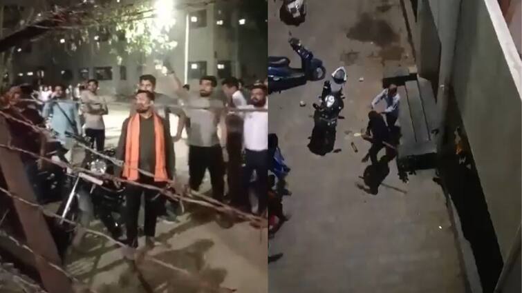 Foreign Students attacked Over Namaz Inside Gujarat Hostel 5 Injured హాస్టల్‌లో నమాజ్ చేసుకుంటున్న ముస్లిం విద్యార్థులపై మూకదాడి - జైశ్రీరామ్ నినాదాలు