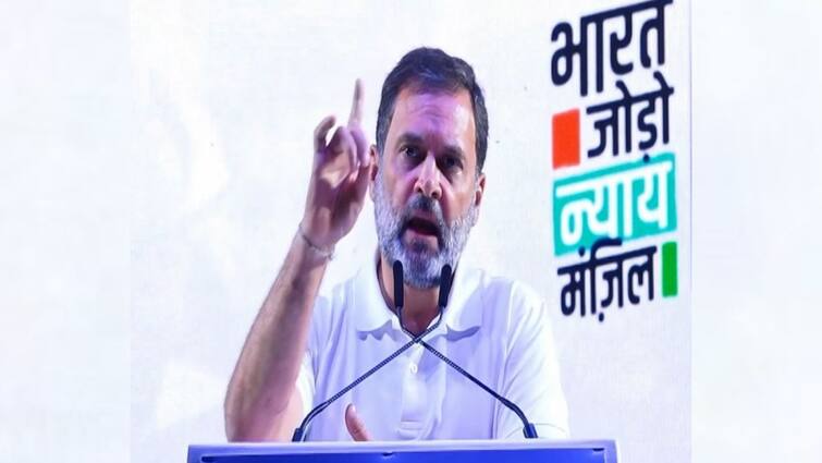 Rahul Gandhi criticizes Narendra Modi in shivaji Park Mumbai India Alliance Meeting Marathi News राजाचा आत्मा ईडी, सीबीआय, ईव्हीएमध्ये, 56 इंच छाती नाहीच; राहुल गांधींचा घणाघात