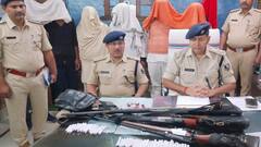 लोकसभा चुनाव को लेकर बक्सर प्रशासन अलर्ट, वाहन चेकिंग के दौरान अवैध हथियार के साथ 6 गिरफ्तार