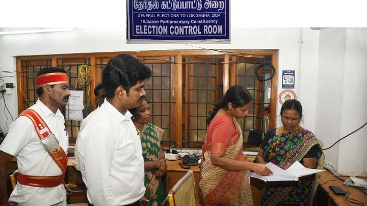 264 polling booths have been detected in Salem Parliamentary Constituency. Lok Sabha Election 2024: சேலம் நாடாளுமன்ற தொகுதியில் 264 பதற்றமான வாக்குச்சாவடிகள்!