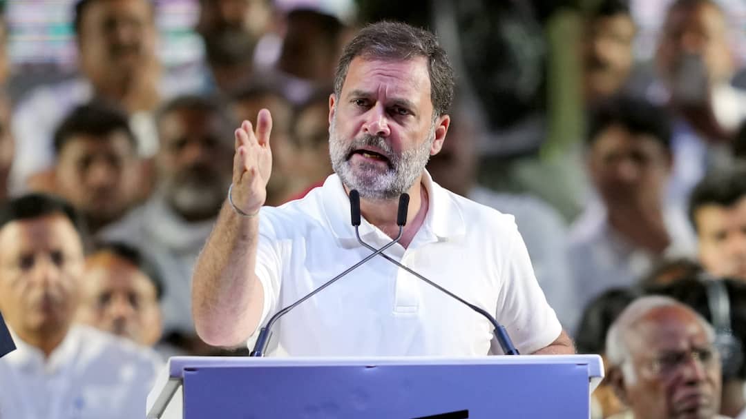 Rahul Gandhi Shakti Remark BJP Fighting Polls To Establish Dictatorship Congress AAP Modi 'BJP Fighting Polls To Establish Dictatorship': Oppn Responds To Saffron Party Over Rahul Gandhi's 'Shakti' Remark