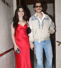 Ul Jalool Ishqની રૈપઅપ પાર્ટીમાં તમન્ના સાથે પહોંચ્યો વિજય વર્મા