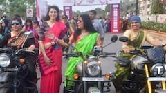 ఓ సంస్థ నిర్వహించిన శారీ రన్ లో పాల్గొన్న 3 వేల మంది మహిళలు