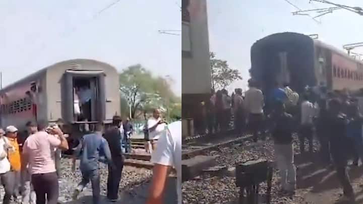 MP Train News Malwa Express accident Maksi station and Umrod Station ann MP Train News: पटरी पर चलते हुए मालवा एक्सप्रेस दो हिस्सों में बटी, रेलवे ने जिम्मेदारों को किया तलब