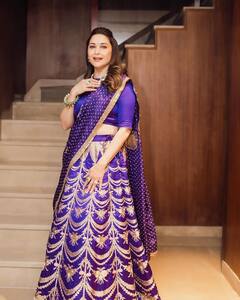 Madhuri Dixit Photo: ઈન્ડિયન આઉટફીટમાં માધુરી દીક્ષિતનો ગ્લેમરસ અવતાર